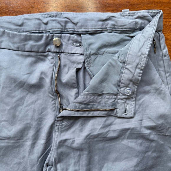 Lululemon Commission Pant Slim Mens 34 Gray Chino Style Performance Trousers - Picture 5 of 14